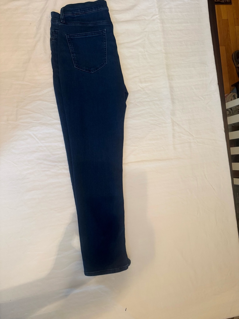 Sun + Stone Men's Dark Blue Straight Leg Jeans - Picture 7 of 7